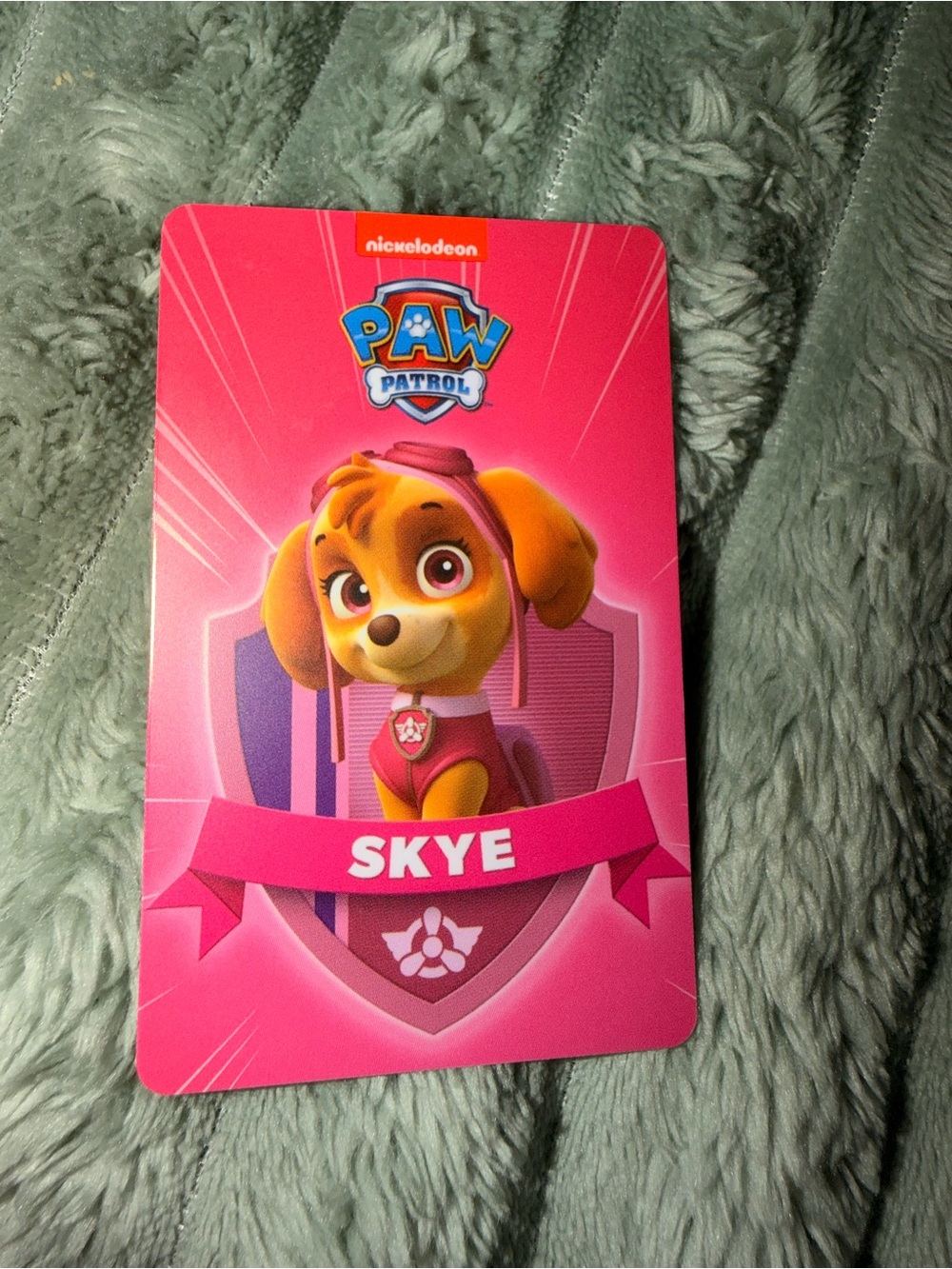 Paw Patrol Skye Pink Yoto card